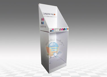 Shiny Coating Cup Cardboard Display Stand Retail Advertising