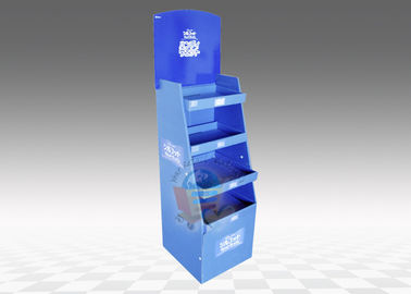 Free Standing Cardboard Display Stand 4 - layer With Top Header