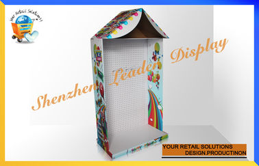 Sweets Or Candies Corrugeted Cardboard Display Stands With Durable Board Material