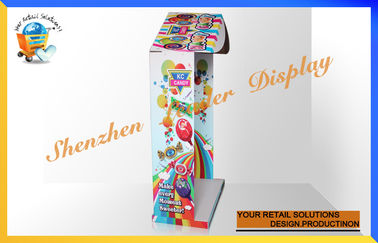 Sweets Or Candies Corrugeted Cardboard Display Stands With Durable Board Material