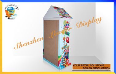 Sweets Or Candies Corrugeted Cardboard Display Stands With Durable Board Material