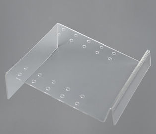 Computer Clear Acrylic Sign Holder For Supermarket / plastic sign holders