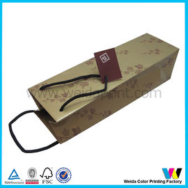 Luxury ivory board / card Personal Custom Wine Bag With Handles