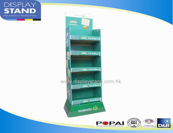 Cardboard Display Stands , Heinz Food Retailing Shelf , Supermarket Promoting  Display