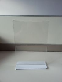 Restaurant Clear Acrylic Sign Holder Menu Stand Plexiglass Label Holders