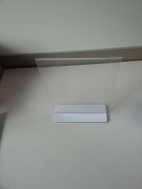 Restaurant Clear Acrylic Sign Holder Menu Stand Plexiglass Label Holders
