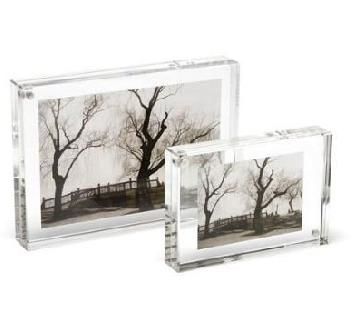 Crystal Picture Clear Acrylic Frames With Beautiful Shape