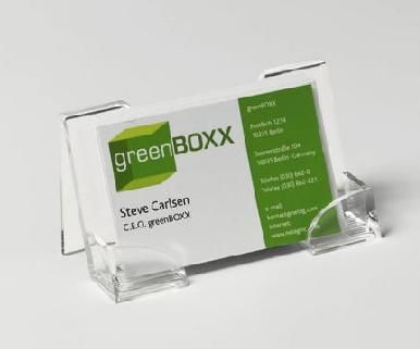 Name Card Box Acrylic Organizer For Office Staff