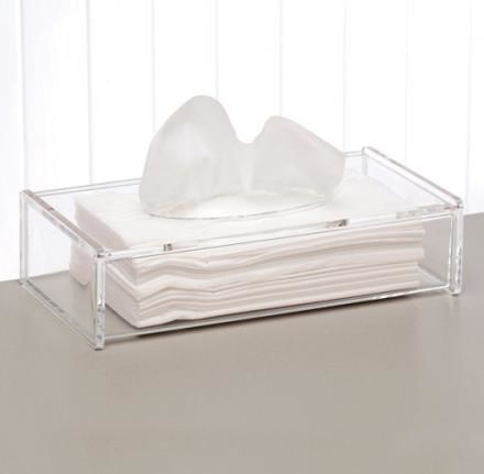 Exquisite Transparent Acrylic Napkin Boxes With Good Quality
