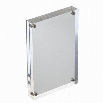 Transparent acrylic sexy picture/photo frame with 8 magnetic