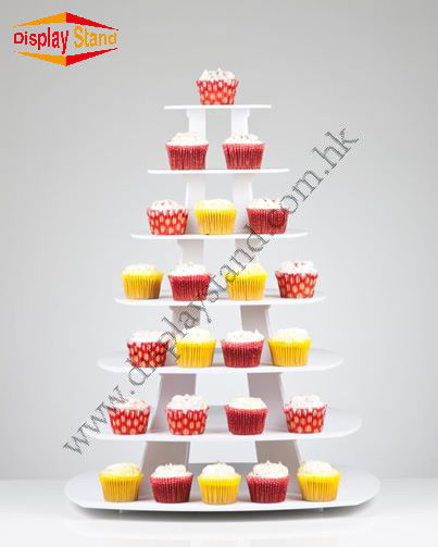Eco friendly POP Acrylic Display Unit with Cake Style for Advertising