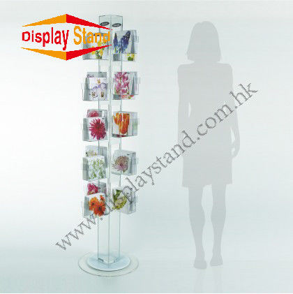 Promotional POP Clear Acrylic Display Stand , Advertising Display Shelf