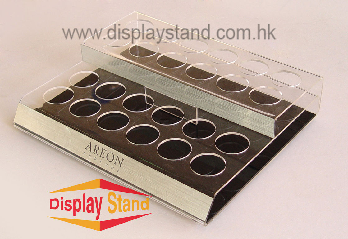 Eco friendly POP Acrylic Display Unit with Cake Style for Comestic Advertising