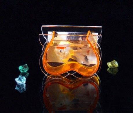 Custom PMMA / Acrylic Photo Frames , Fashionable Acrylic Clear Fish Aquarium