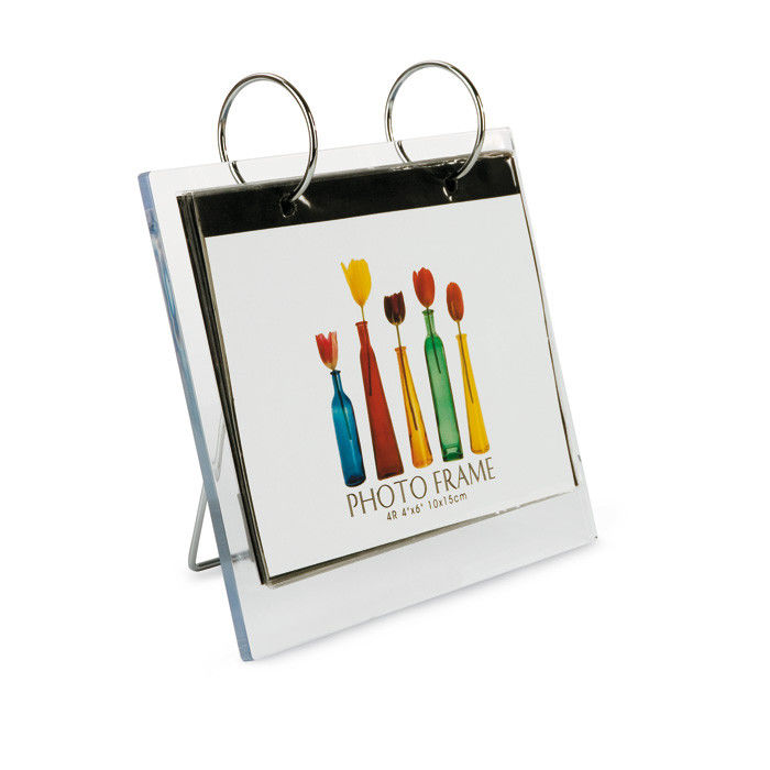 Clear Desktop Acrylic Calendar Holder Display With Custom Logo