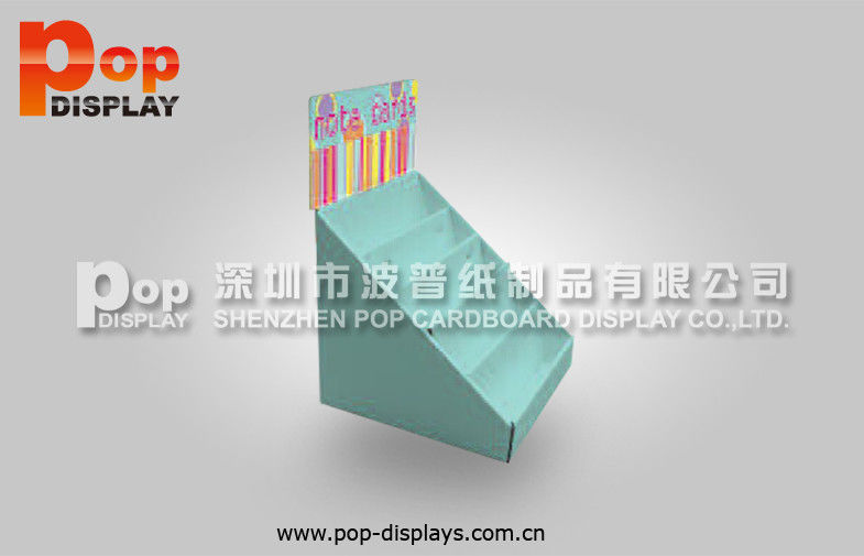 Economic Cardboard Magazine Display , Utility Tabletop Note Cards Paper Boxes