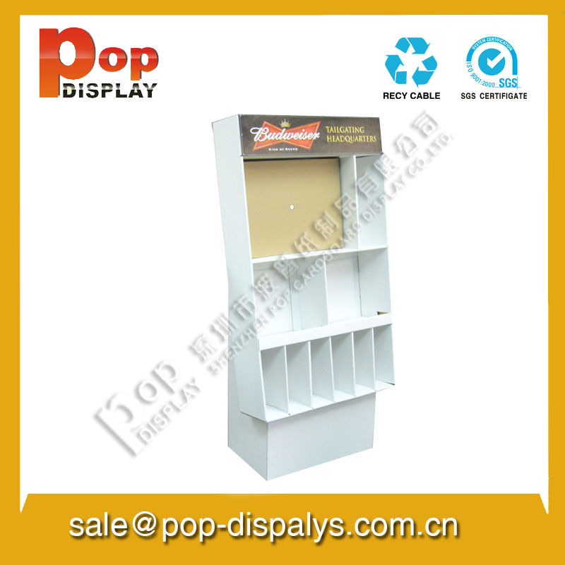 Customized Mask Cardboard Display Stands For Promotion / Retail