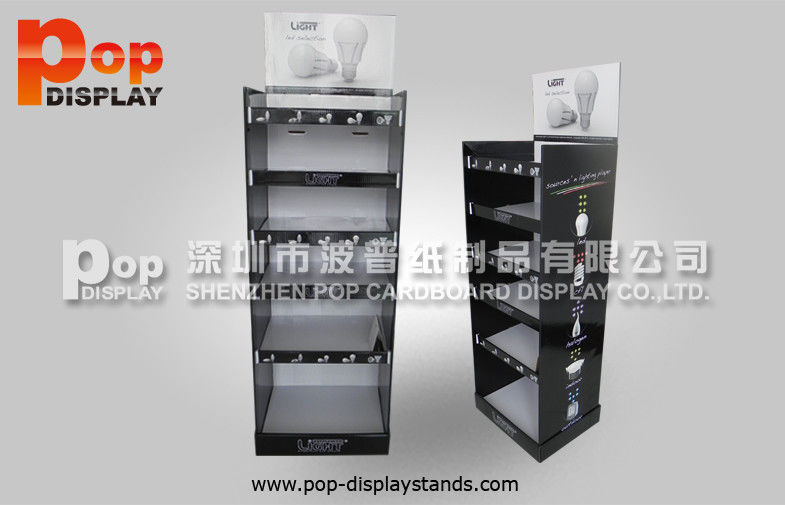 Custom LED Bulbs Cardboard Display Stands With eye-catching printing