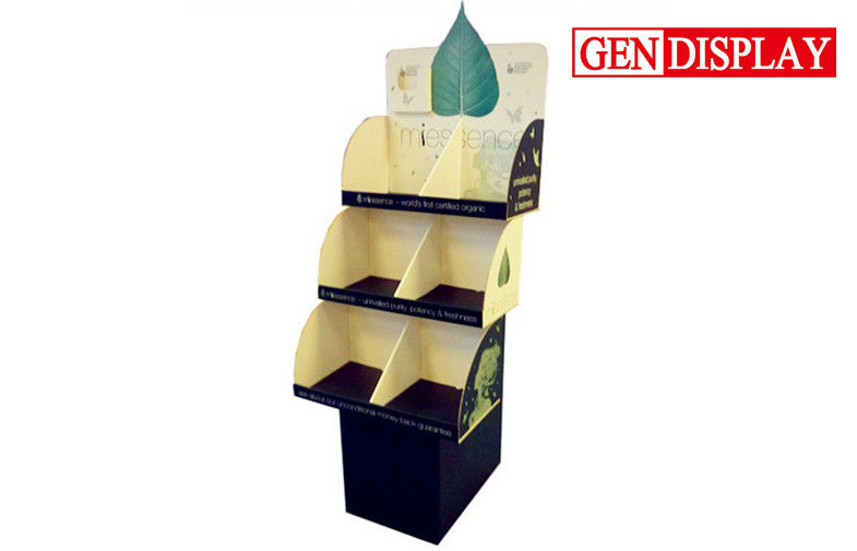 100% Recycle Magazine Display Racks , Paper Sturdy Portable Display Stands