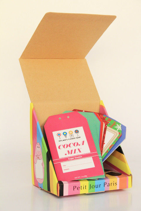 300gsm White Cardboard + E flute  Cardboard Box Display Stand Full Color For Gift