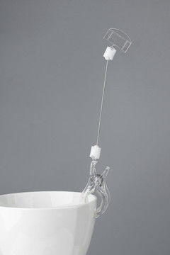 Plastic Shelf Pop Clip Sign Holders PS stand up plastic sign holders