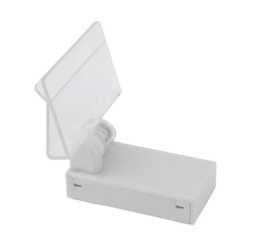 Magnetic Base Pop Clip Sign Holder , Metal Sign Holder Stands For Shelf 70mm Wide