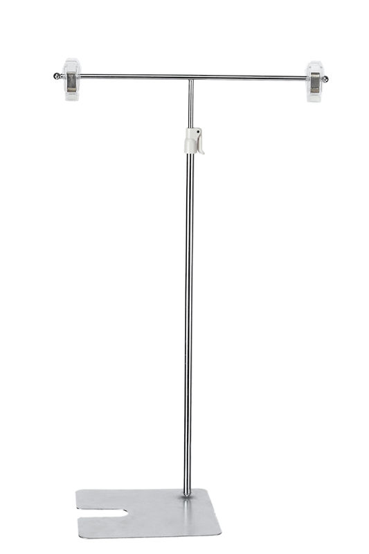 Metal Base Desk POP Holder Clip , POS Sign Holder On Supermarket Counter