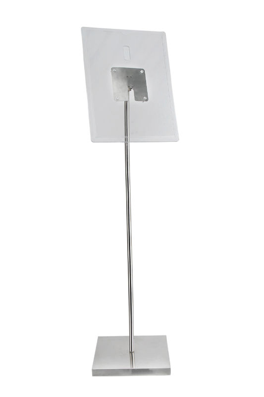 Floor Standing POS Poster Sign Holder , 1100 - 1600mm Floor Stand Display