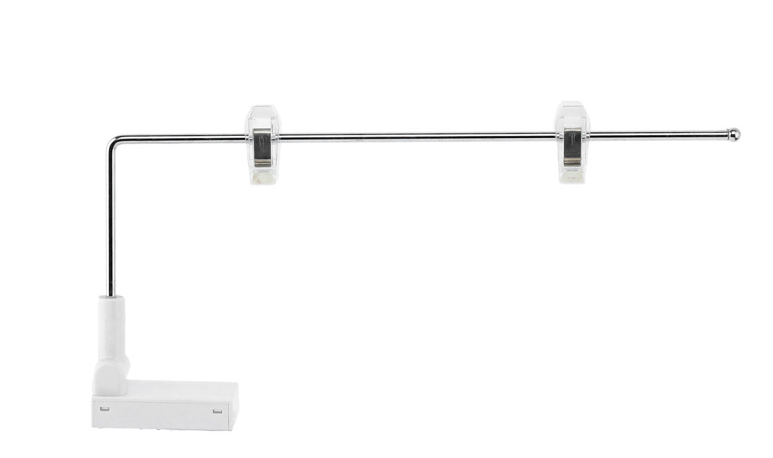 Metal Flag Pole Magnetic Sign Holders , Pop Shelf Display for Supermarkets