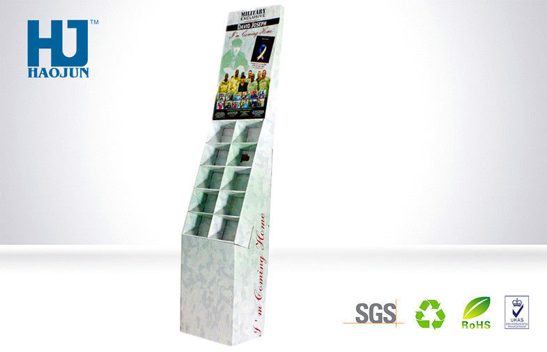 Cardboard Magazine Counter Display Rack