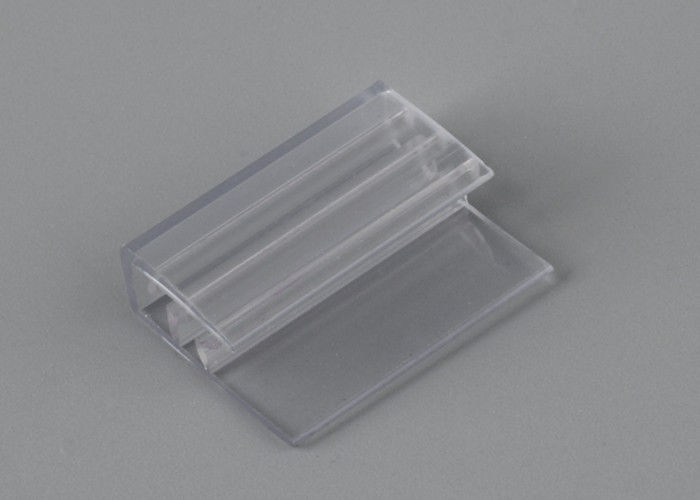 Customized Sign Holder Ragid and Flexible PVC , Hinges with Adhesive Bottom
