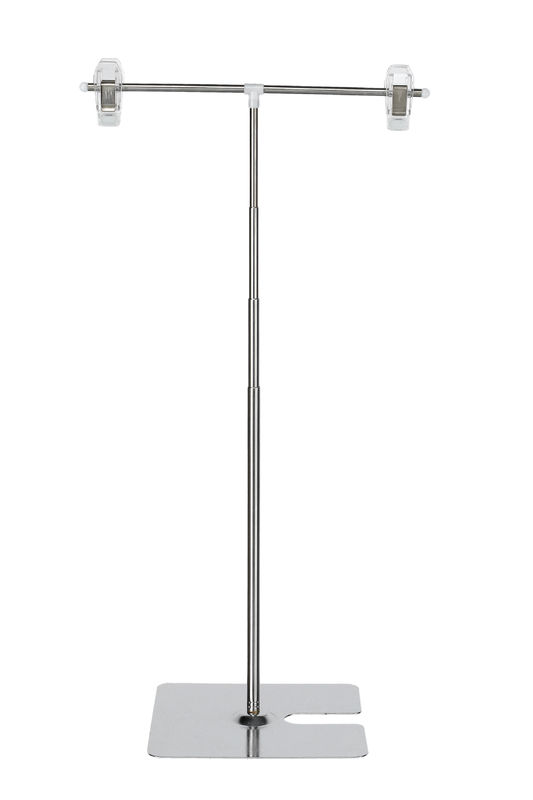 Pop Counter Retail Sign Holders , Poster Holder Clip 220-800mm Height
