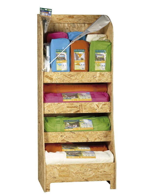 Custom Store Floor Recycled MDF Display Stands POP Display for Cosmetic