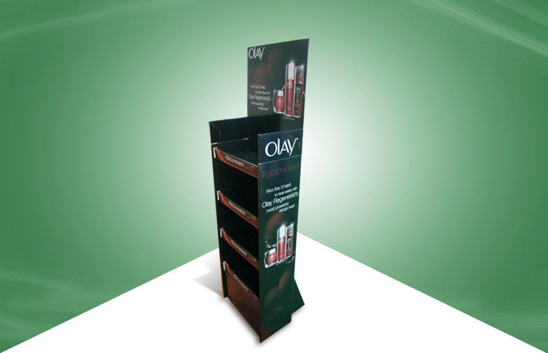 Comatics Cardboard Display Stands With Easy Assembly Design Under Olay Brand