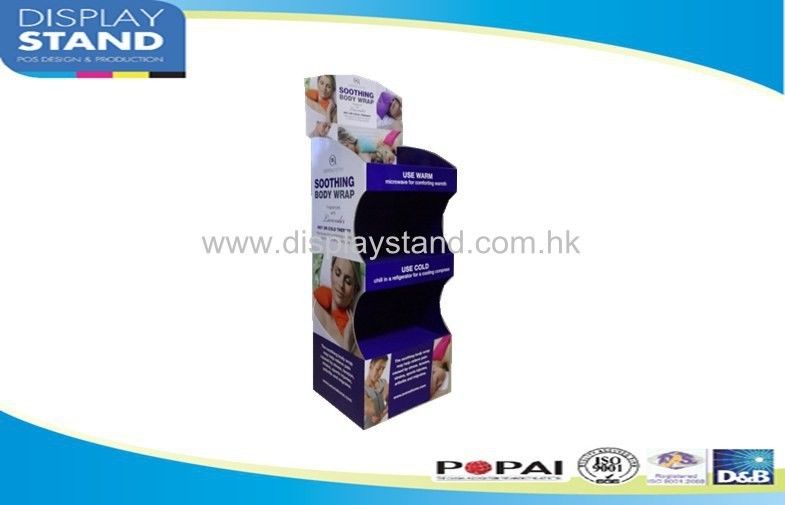 4 Color Process / CMYK Printed Cardboard Displays Stands for Personal Skin Care Lotion
