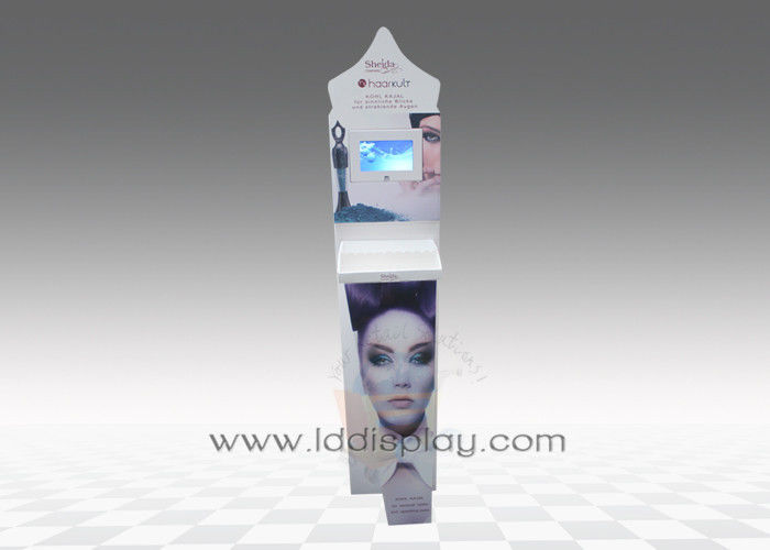 Eco-friendly Cardboard Display Stand Customized With LCD Player