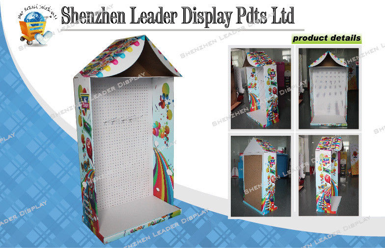 Sweets Or Candies Corrugeted Cardboard Display Stands With Durable Board Material