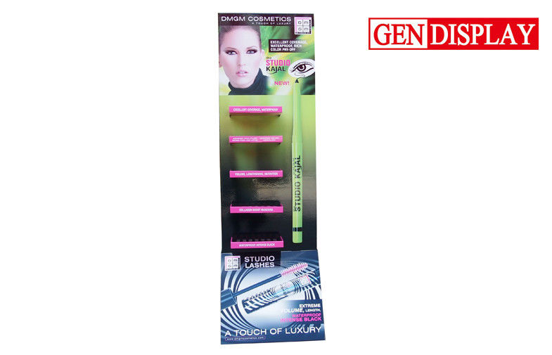 Custom Cardboard Cosmetic Display Stands For Mascara Promotion