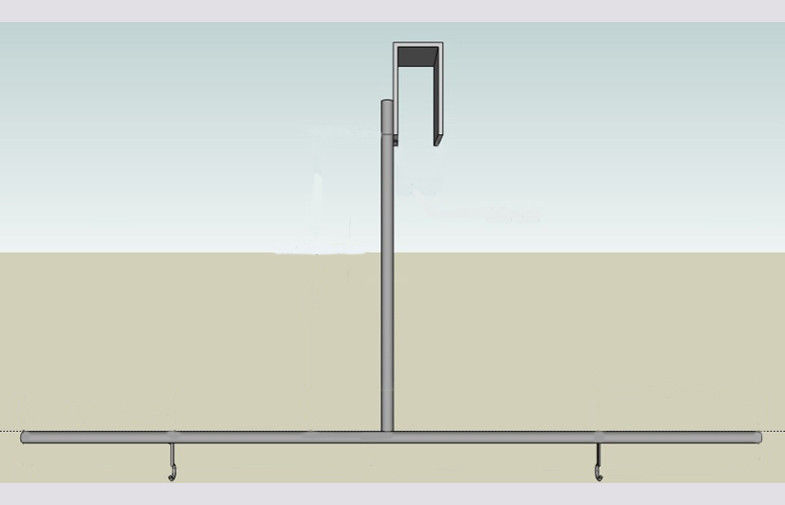 Metal POP Tabletop Sign Holder Stands For Shopping Malls , Advertising