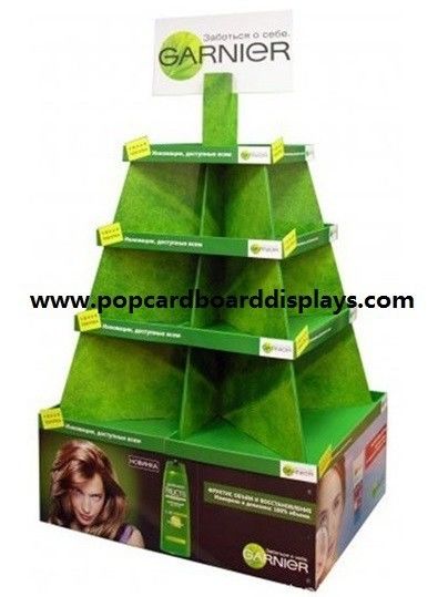 Nivea Cardboard Cosmetic Display Stand , Cosmetic shampoo display shelf
